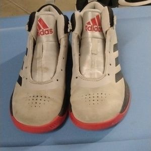 Adidas Cloudfoam LVL029002 Basketball Boys US Size 4 Gray, Black, Red